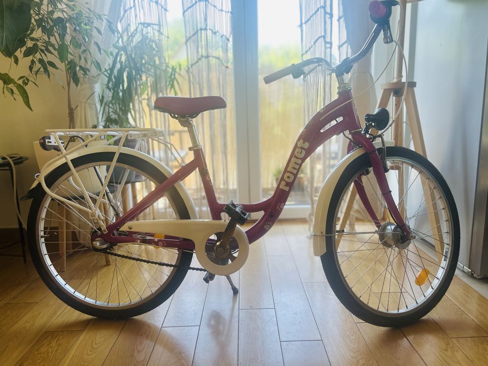 Różowy rower Romet Panda 24” – gotowy na kolejne przygody!