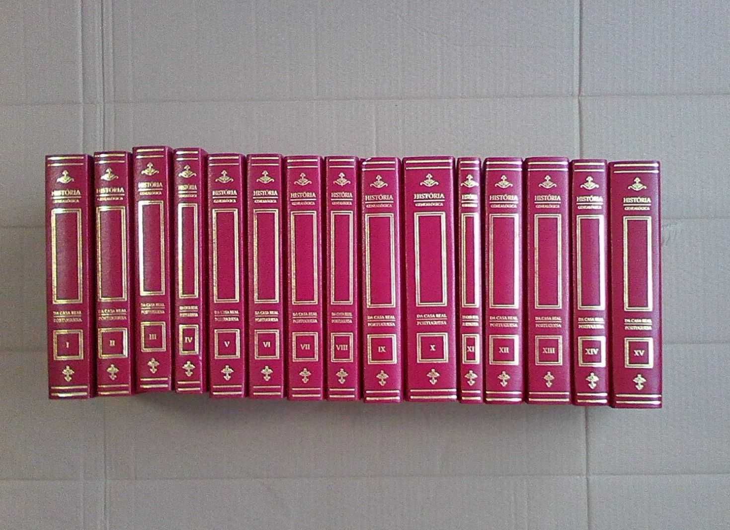 História Genealógica da Casa Real Portuguesa - 15 volumes