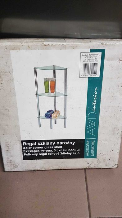 Półka regał łazienkowy.