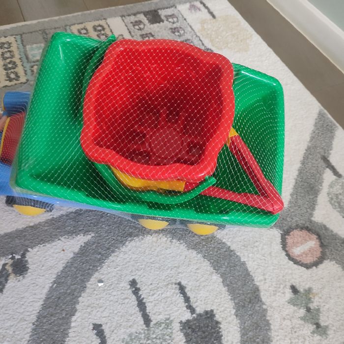 Duża ciężarówka zestaw do piaskownicy nowy