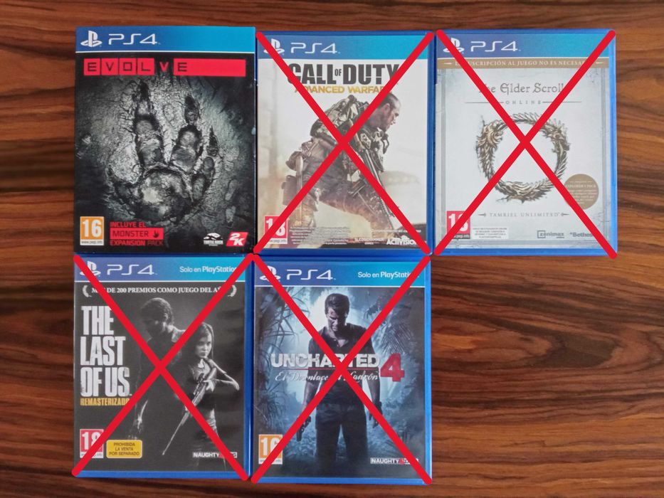 Jogos Playstation PS3 / PS4 / PSP - Total de 26 jogos por apenas 30€!!