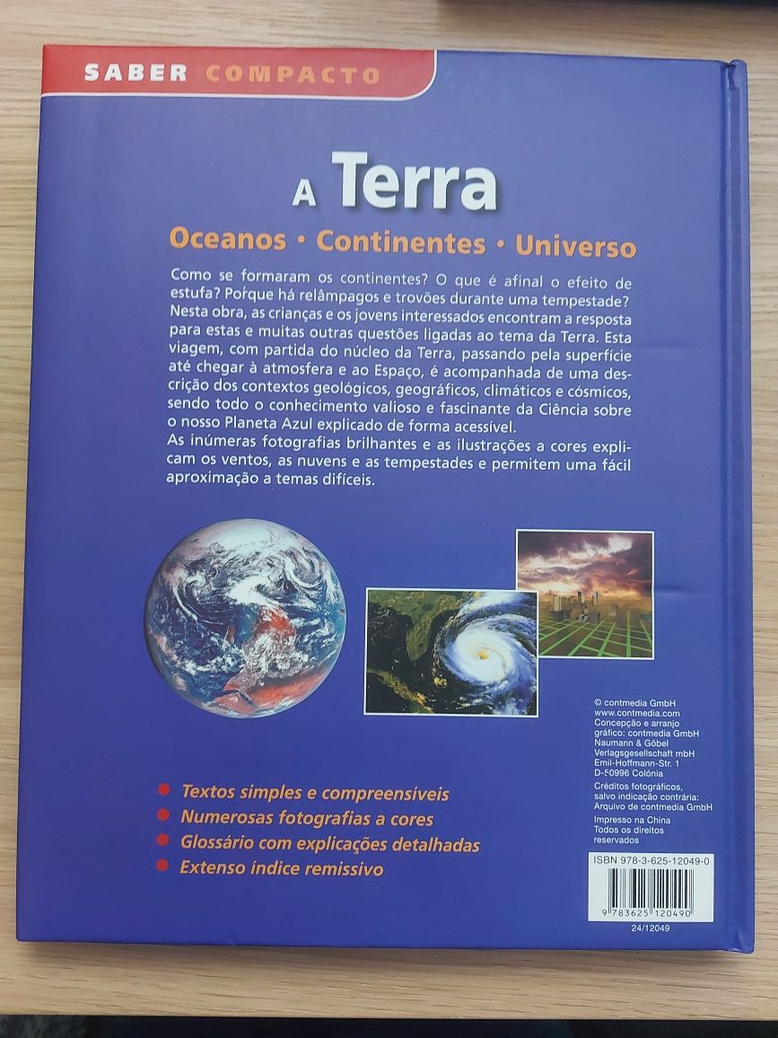 Livro "A Terra - Oceanos, Continentes, Universo"