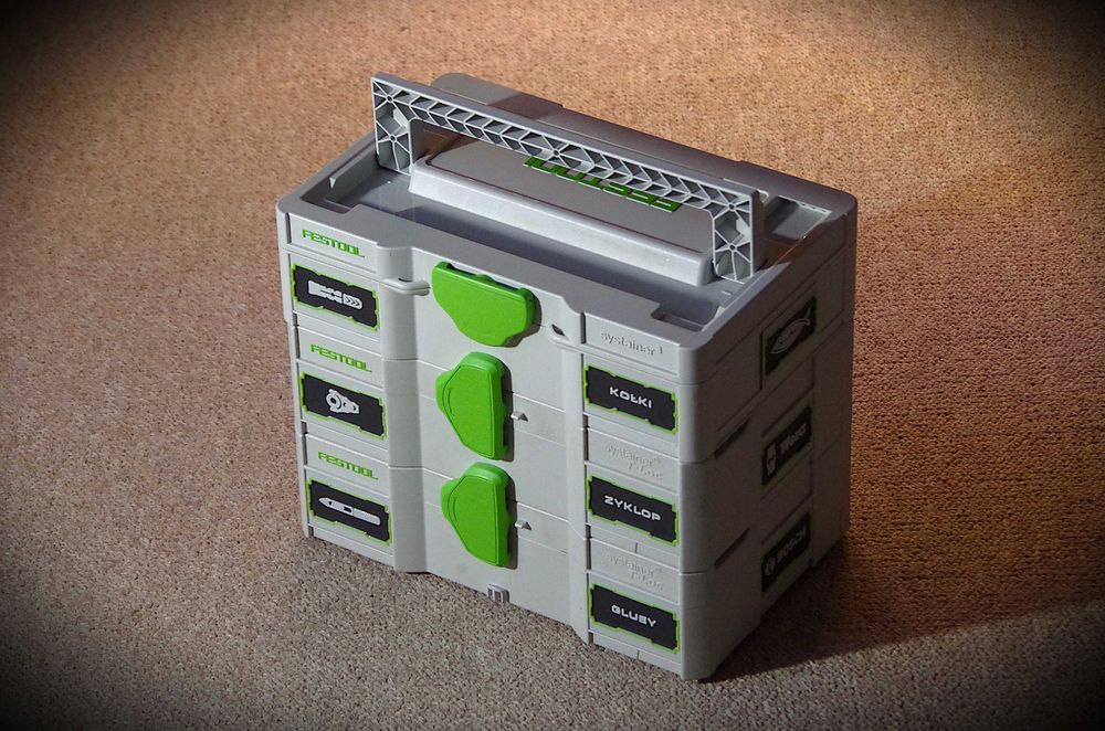 Tanos / Festool / Bott - Etykieta systainera SYS3 / T-LOC