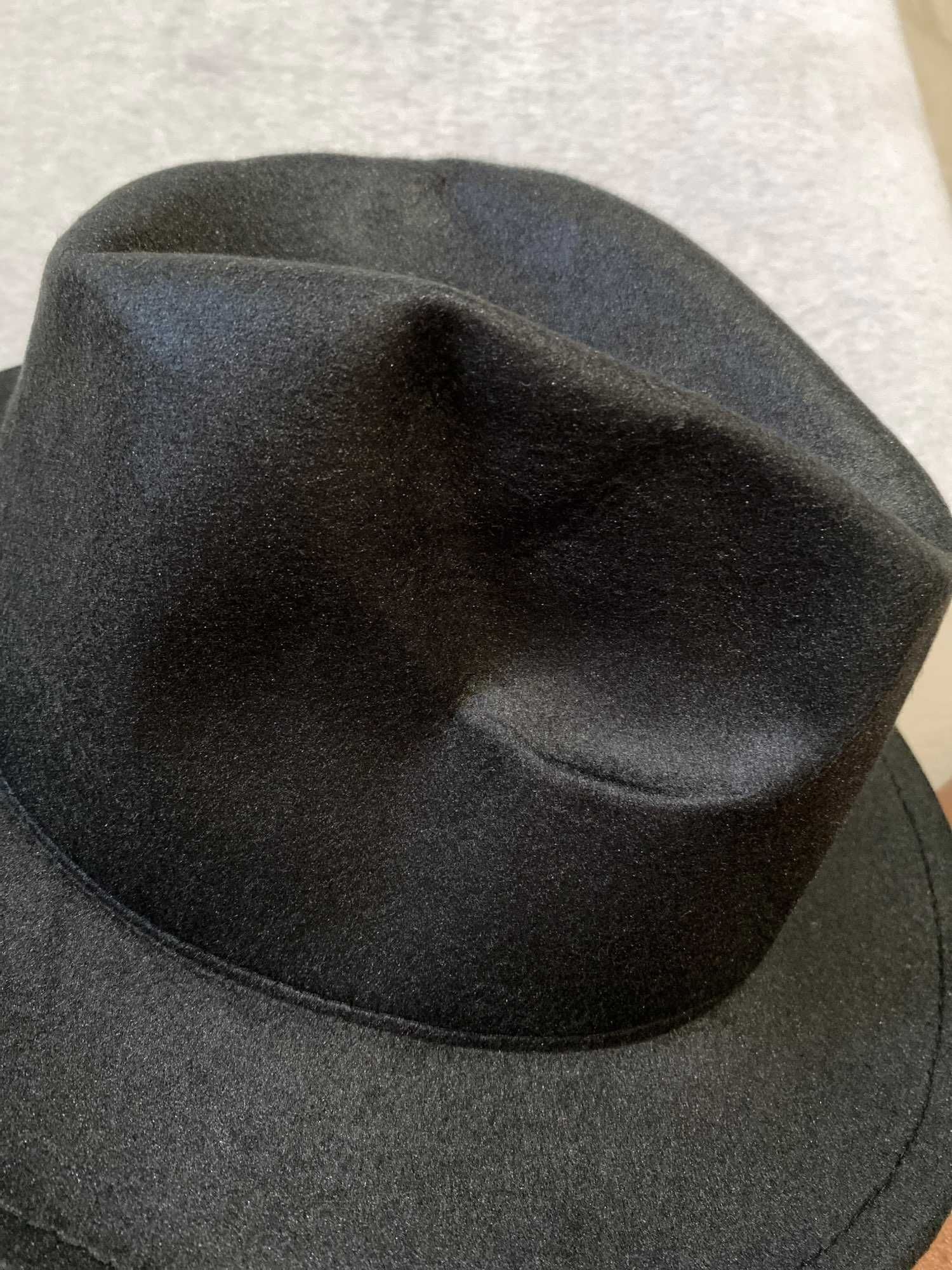 Kapelusz Jazz Hat Tweed Bowler Hat z paskiem.