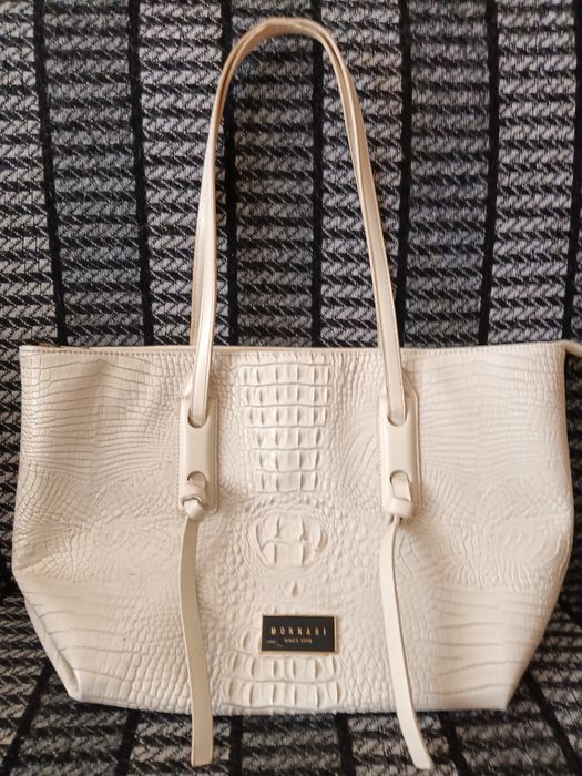 Torebka Ecru Duża Monnari