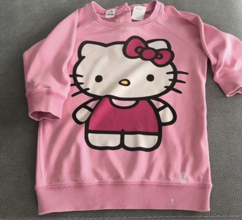 Bluza, tuniczka dla dziewczynki Hello Kitty H&M 4-6 M