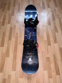 Deska Snowboardowa Snowboard NIDECKER TARGET 159cm Wiązania CARBON 900