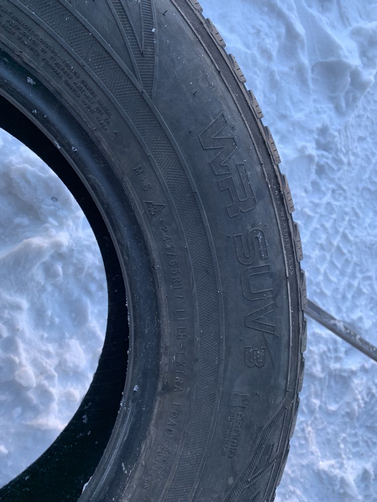 Шини 245/65 R17 Nokian 6мм 2020 рік 245 65 17