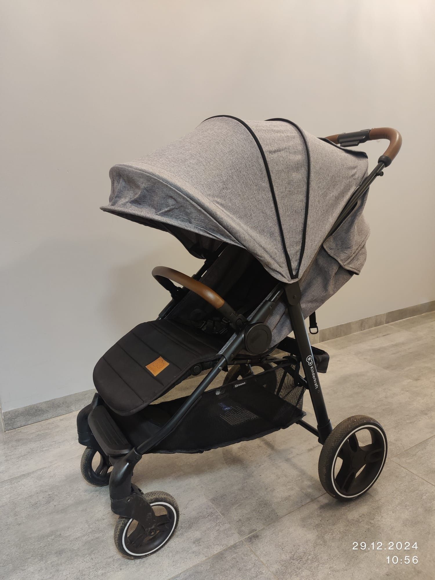 Wózek spacerowy Kinderkraft Grande szary