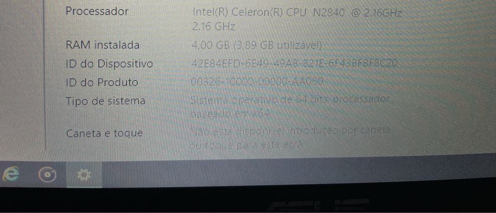 Computador asus.