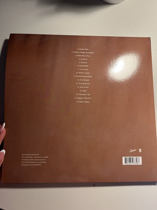 winyl vinyl billie eilish happier than ever green zielony LIMITOWANY