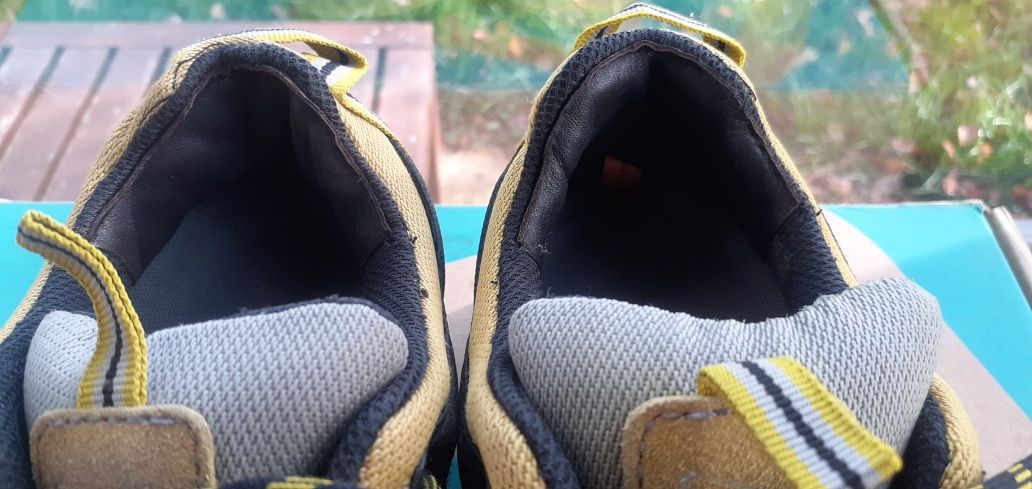 solidne skórzane buty trekkingowe terenowe Salewa R 39