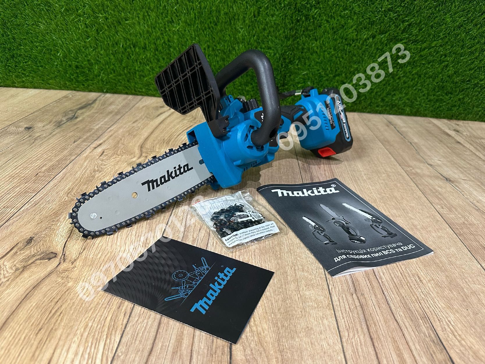 Аккумуляторная цепная Мини пила Makita DUC336BL 36V 6Ah веткорез