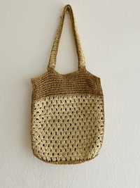 Літня солом’яна плетена рафія сумка Zara нова
