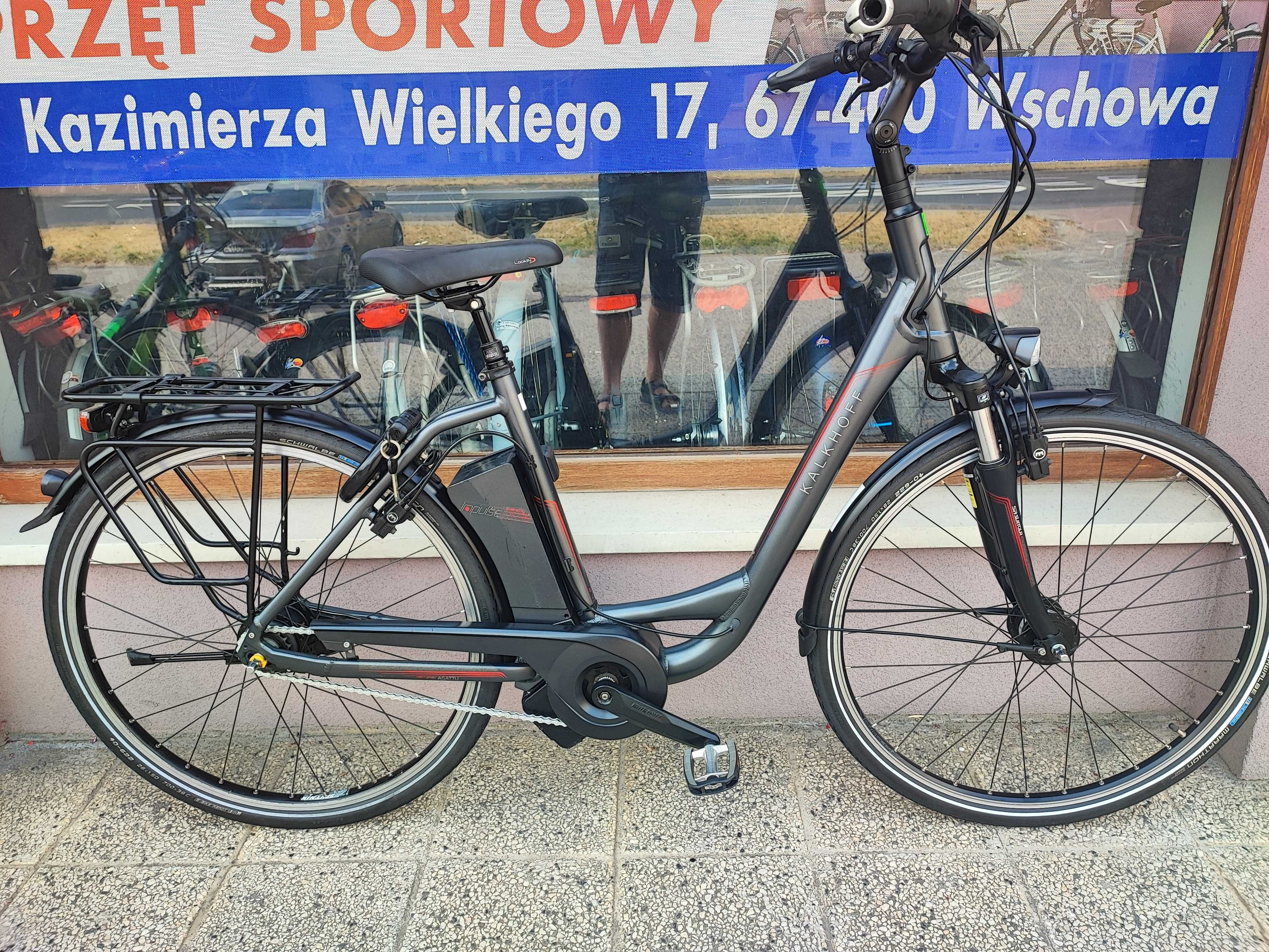 Kalkhoff Agattu Rama 50cm, Napęd centralny. Bateria.540Wh!,-WYSYLKA-