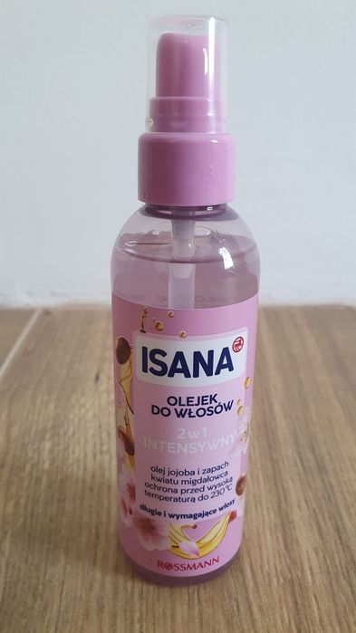 ISANA olejek do włosów 2w1 intensywny. Ochrona przed temperaturą NOWY!