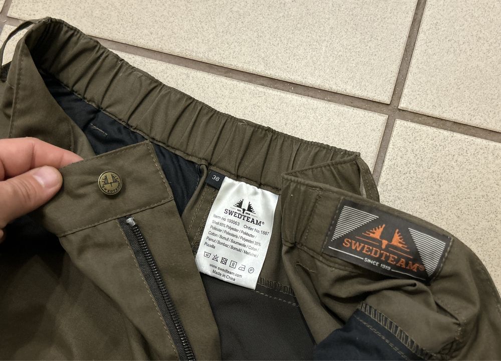 Meskie spodnie Myśliwskie SWEDTEAM model BADGER 38 Stan Bardzo dobry