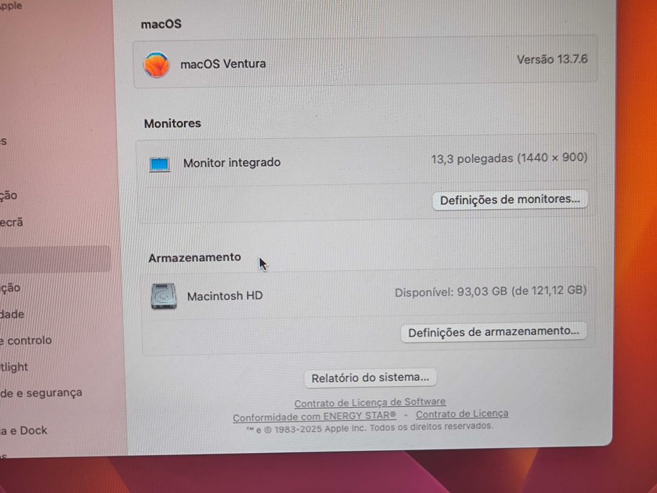 Apple Macbook AIR 13 i7 ssd 128GB 8GB
