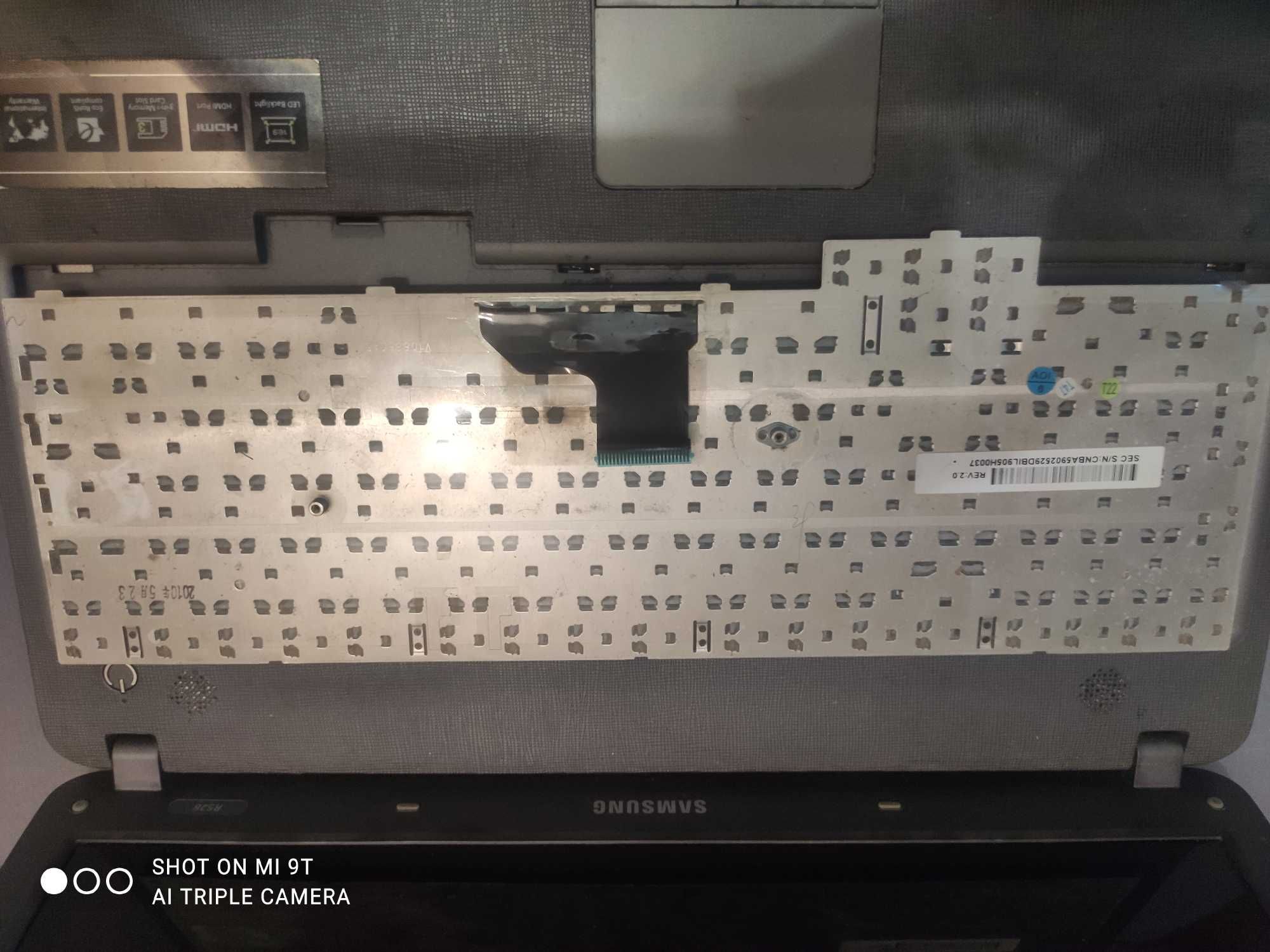 Клавиатура на разбарахол на кнопки Samsung R528