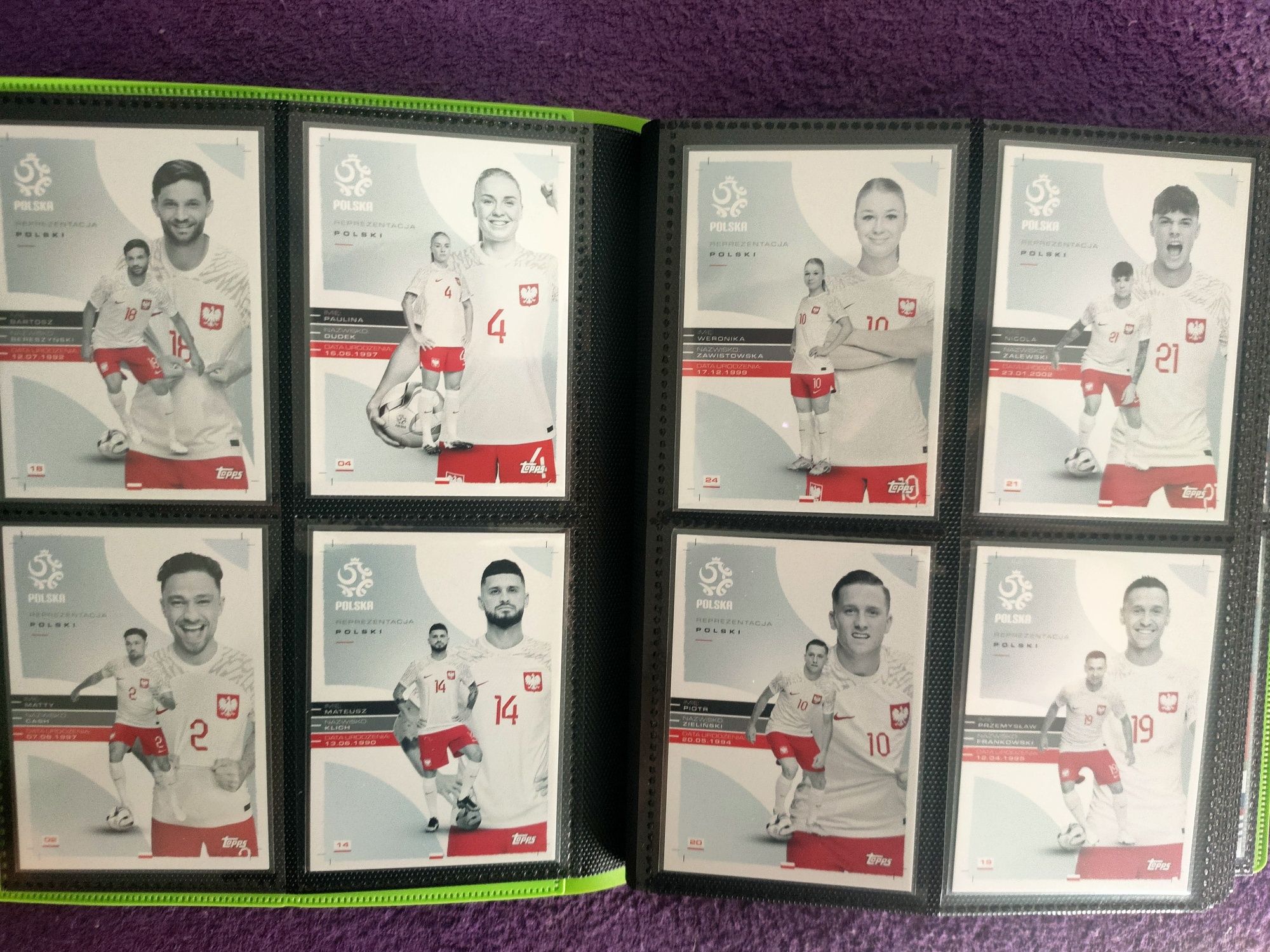 Topps Reprezentacja Polski - komplet kart zestaw!