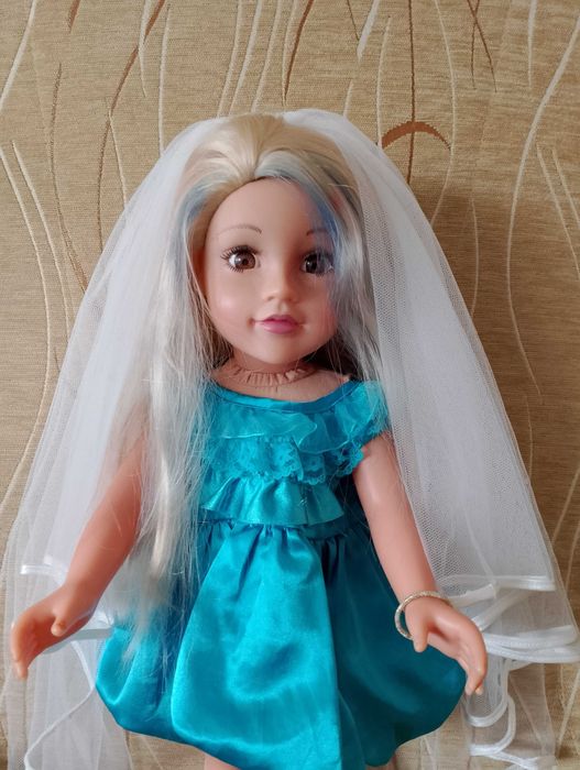 DESIGNA FRIEND - Śliczna Blondwłosa księżniczka Lalka 30 cm
