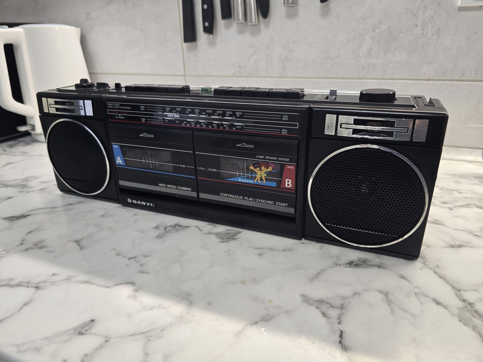 Магнитола. Магнитофон SANYO MW 703K