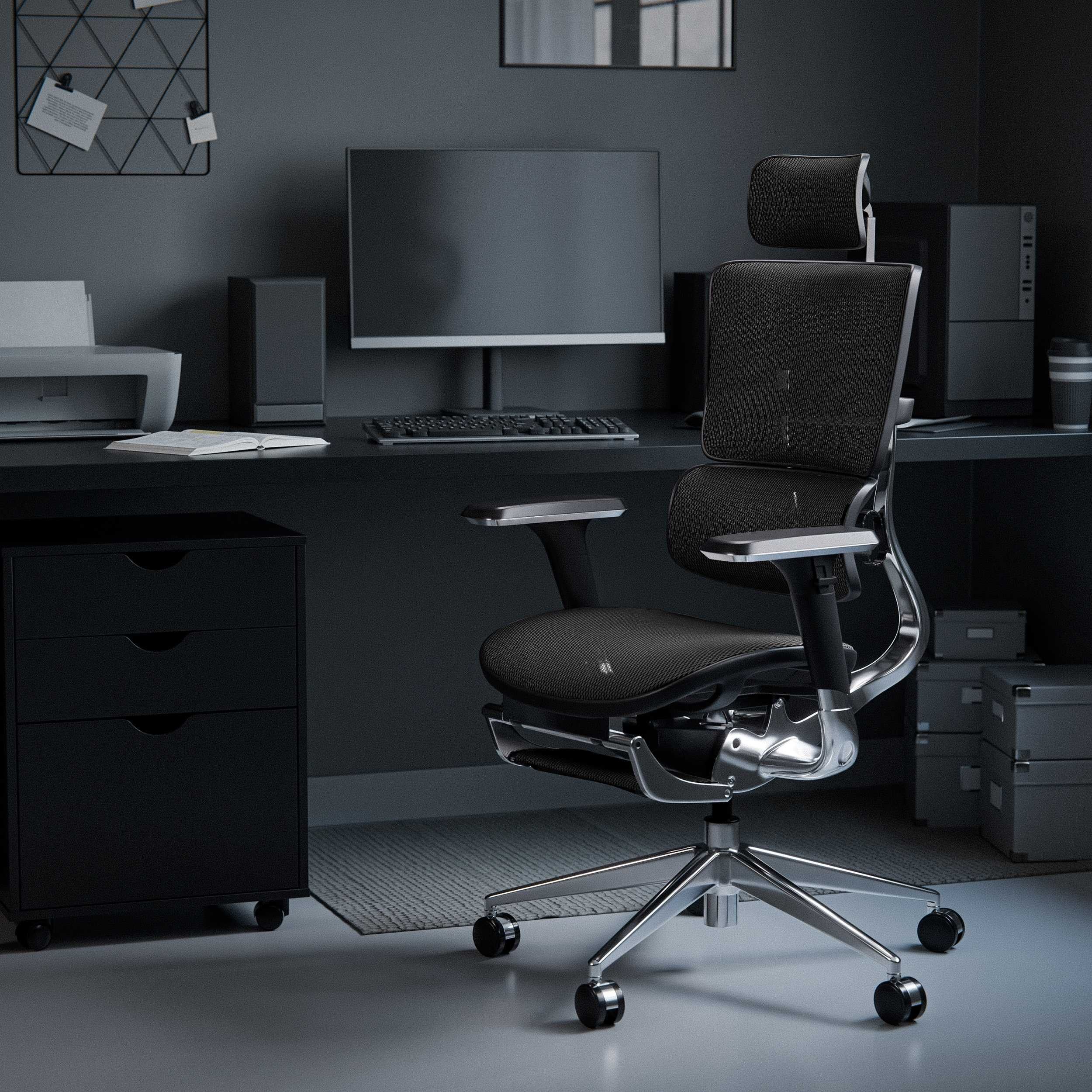 NOWY Fotel ergonomiczny Diablo V-Master czarny