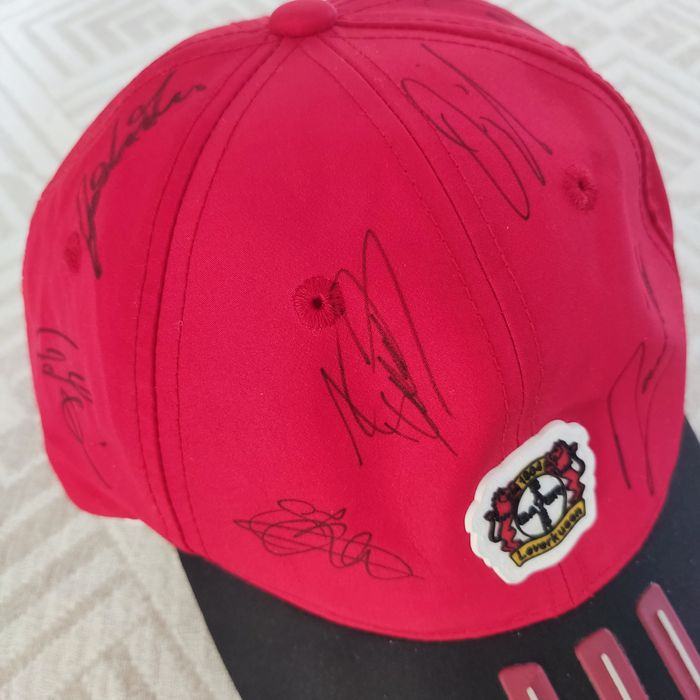 Adidas,czapka Bayer Leverkusen z autografami