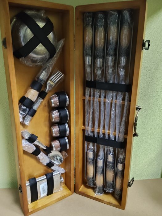 Мангальні подарункові набори барбекю шапмура