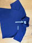 Polo Crop HL6572 Granatowy Relaxed Fit Adidas rozmiar 38