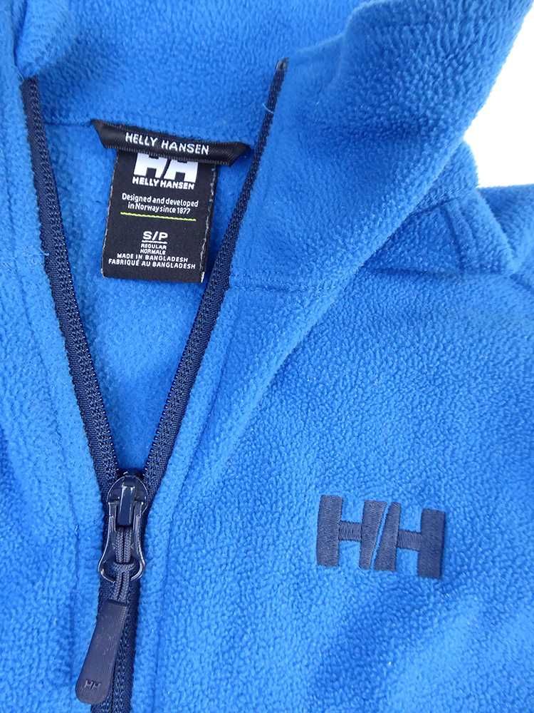 Helly Hansen niebieska bluza polar Polartec