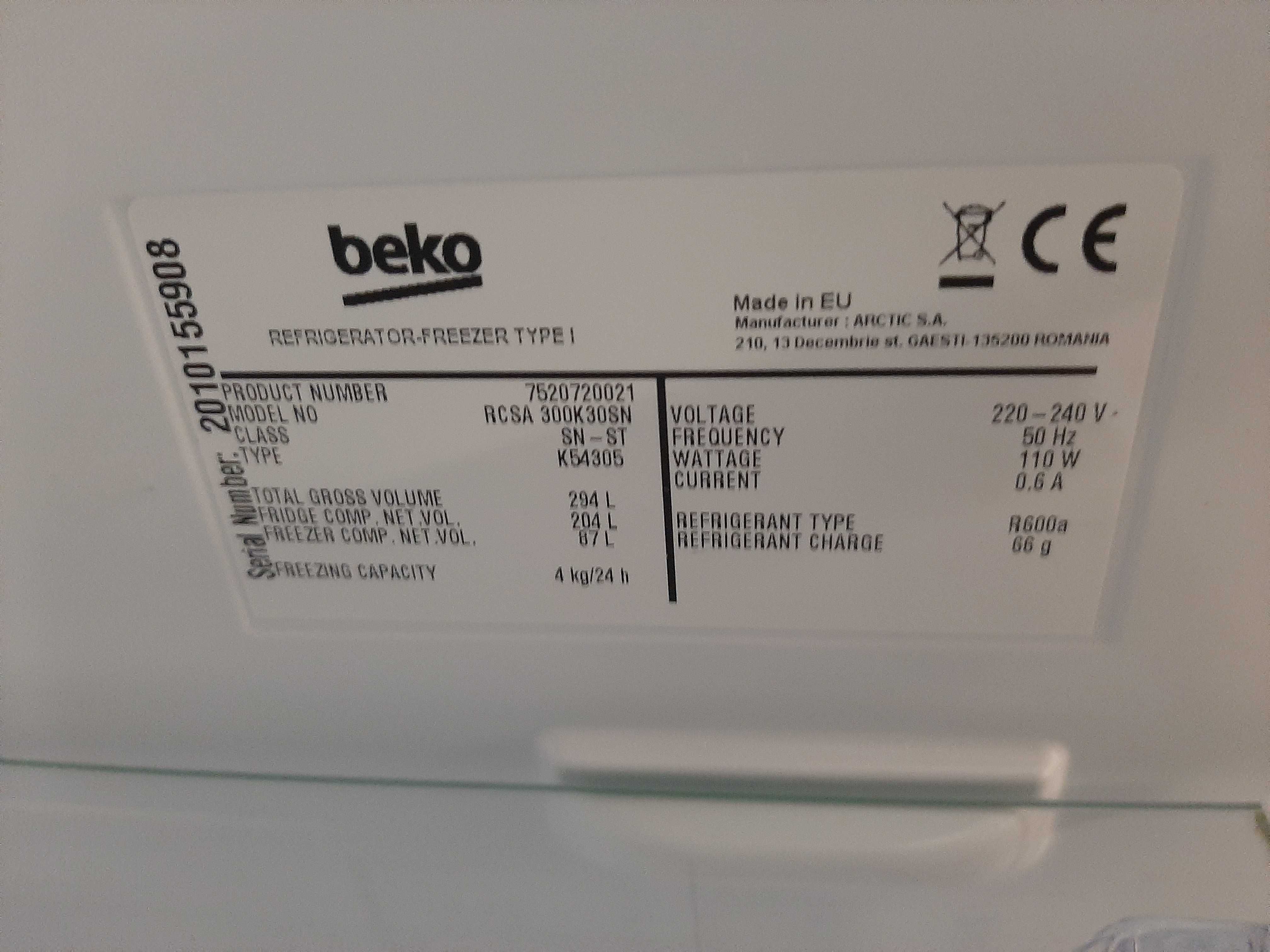 Części do lodówki Beko szuflady półki szkło stan idealny AGD inne też