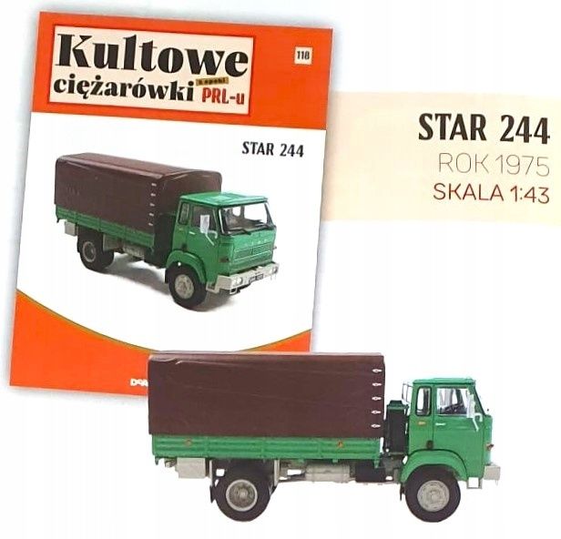 Star 244 kultowe Ciężarówki PRL model 1 43