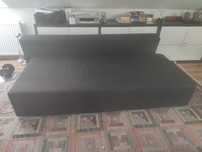 Czarna kanapa sofa Agata meble
