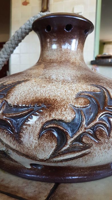 Lampa gliniana sufitowa wisząca