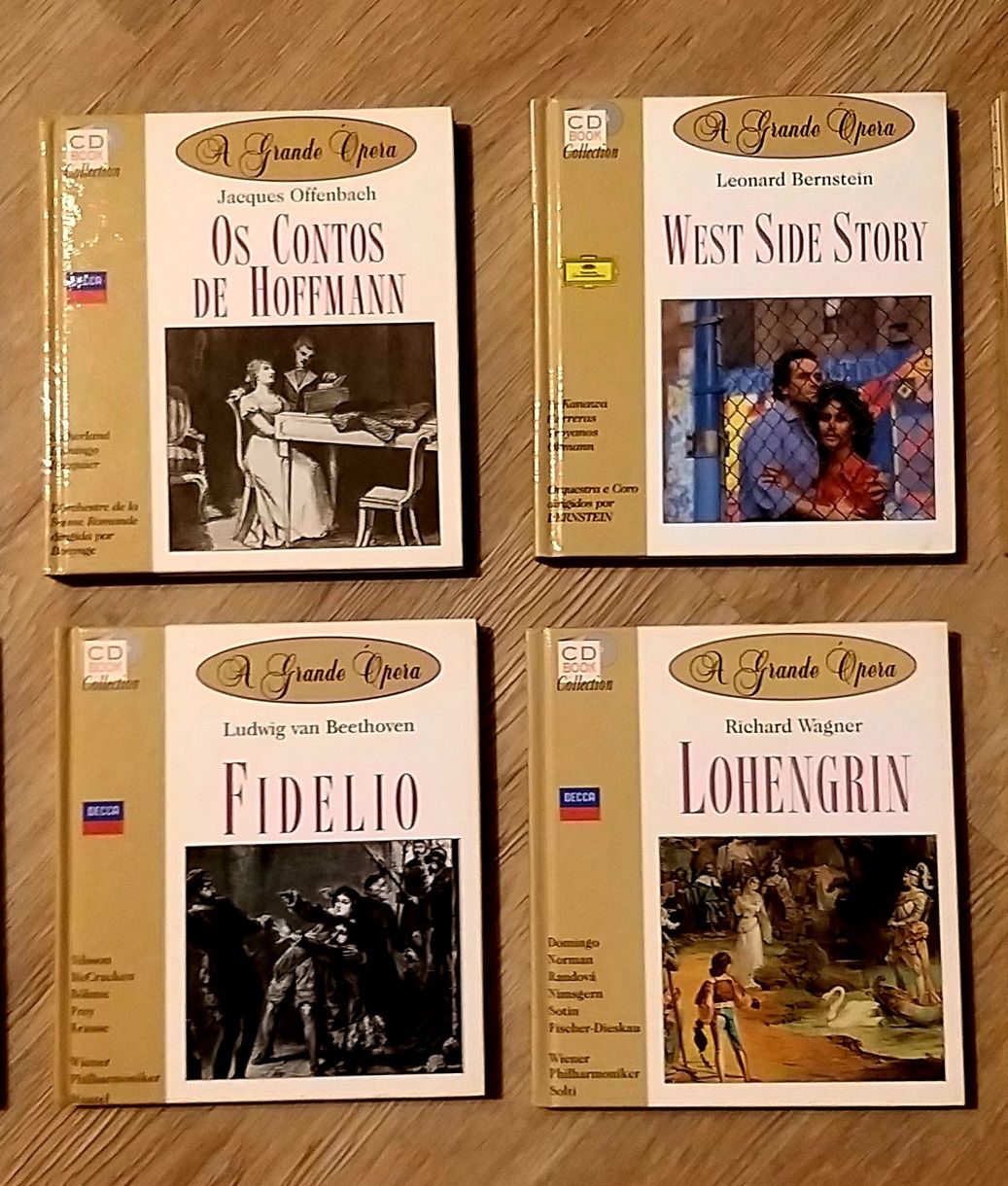 Coleção "A Grande Ópera" - 10 Livros Cds