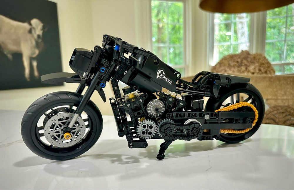 Klocki technic Motocykl Harley Davidson + pudełko