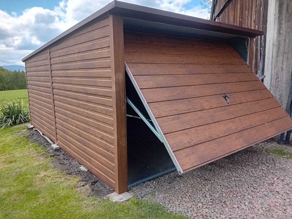 Garaż 3x5 Montaż Garaż blaszany Garaż blaszak na budowe 2x3 4x5 Wiata