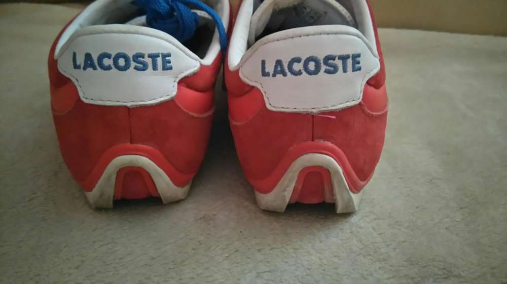 Buty lacoste czerwone