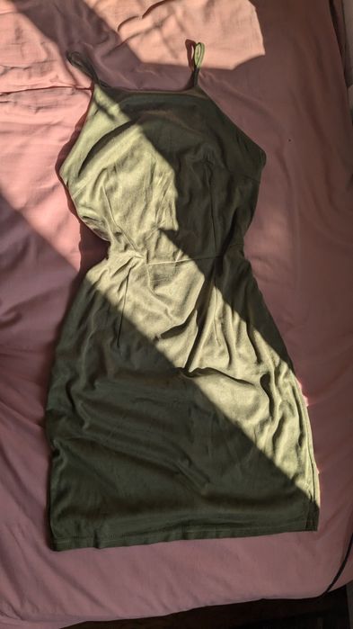 Сукня міні колір хакі