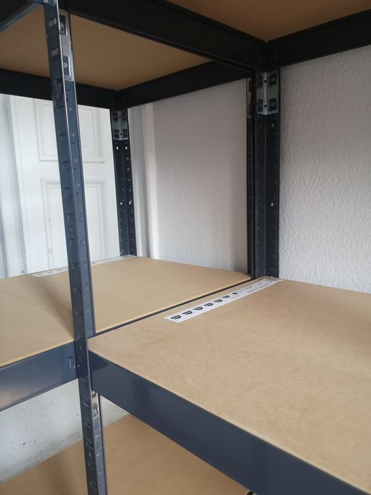 Regał Magazynowy Zatrzaskowy, Grafitowy 180x90x45 cm 5P /265 kg