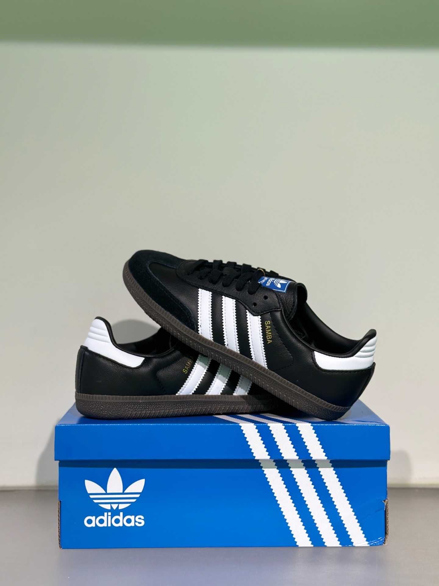 Nowe\B75807*adidas^SambaOG*|Czarny ButyUnisexTrampki.39