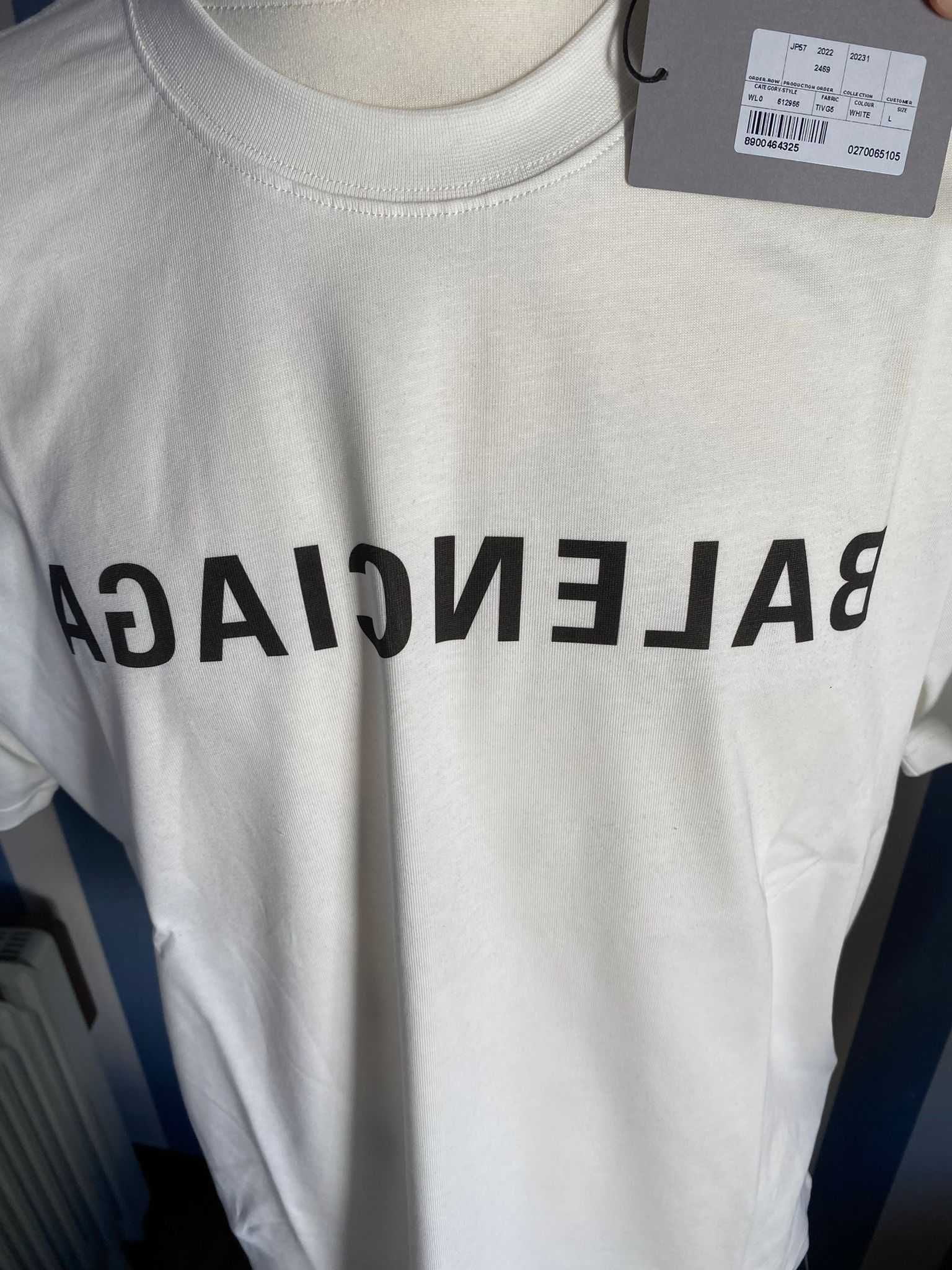 T-Shirt Balenciaga Front White