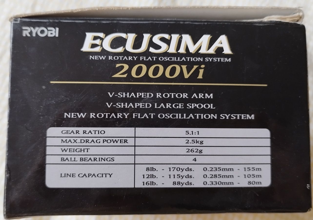 Катушка Ryobi Ecusima 2000Vi