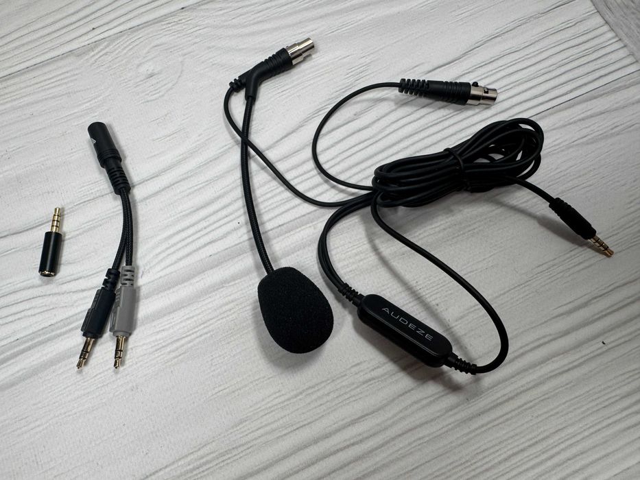 Audeze Gaming Cable(mini xlr to 3.5)LCD Boom Microphone(обмен/продажа)