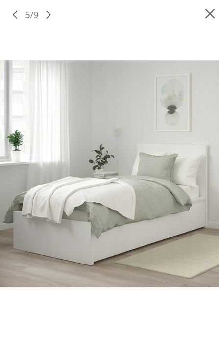 Sprzedam łóżko młodzieżowe IKEA MALM Rama łóżka 90x200