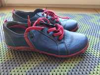 Buty damskie Kacper skórzane 37 stan idealny niebieskie czerwone
