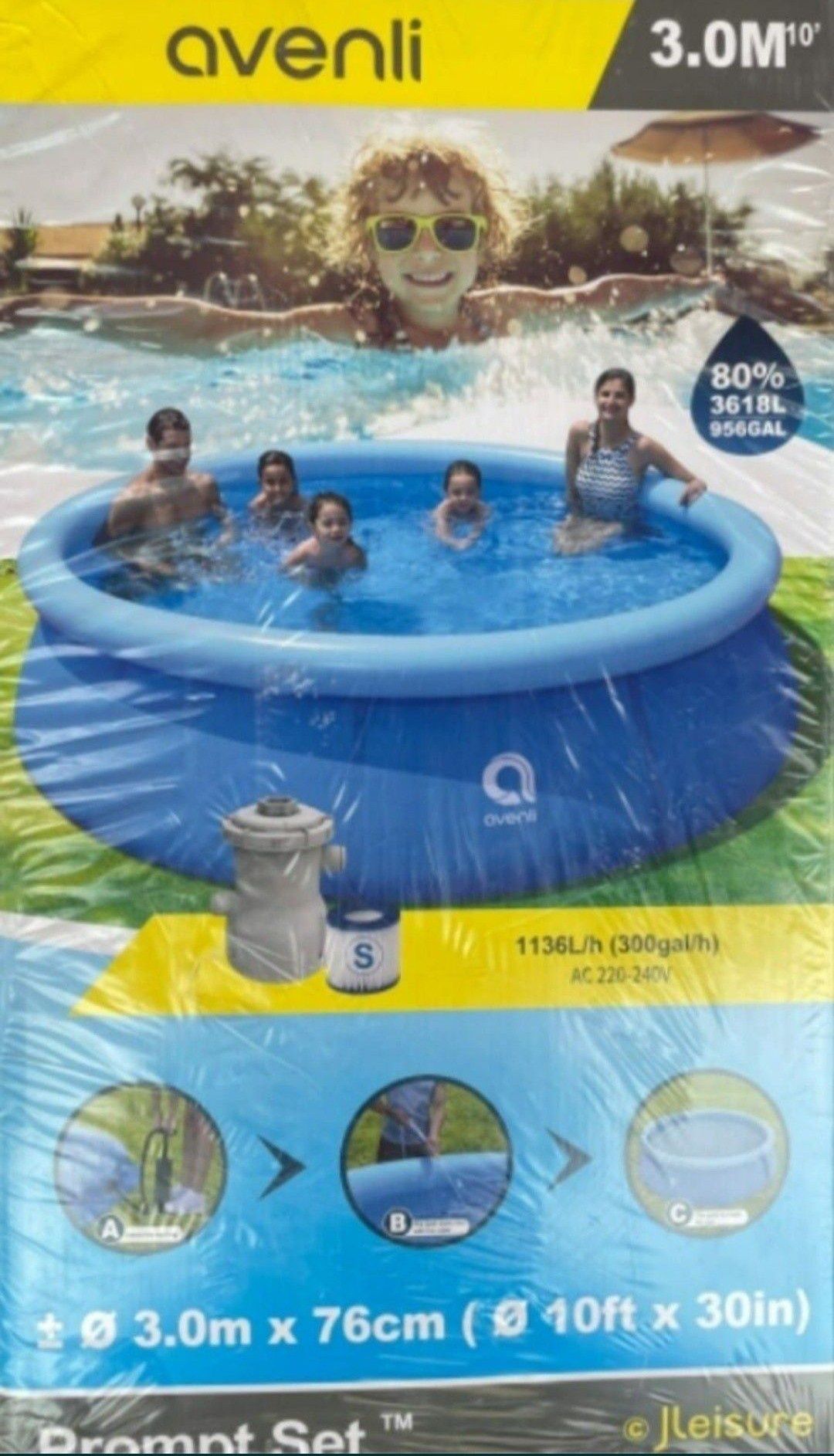 Basen Avenli z pompką 3m (300 x 76cm) odbiór osobisty lub wysyłka