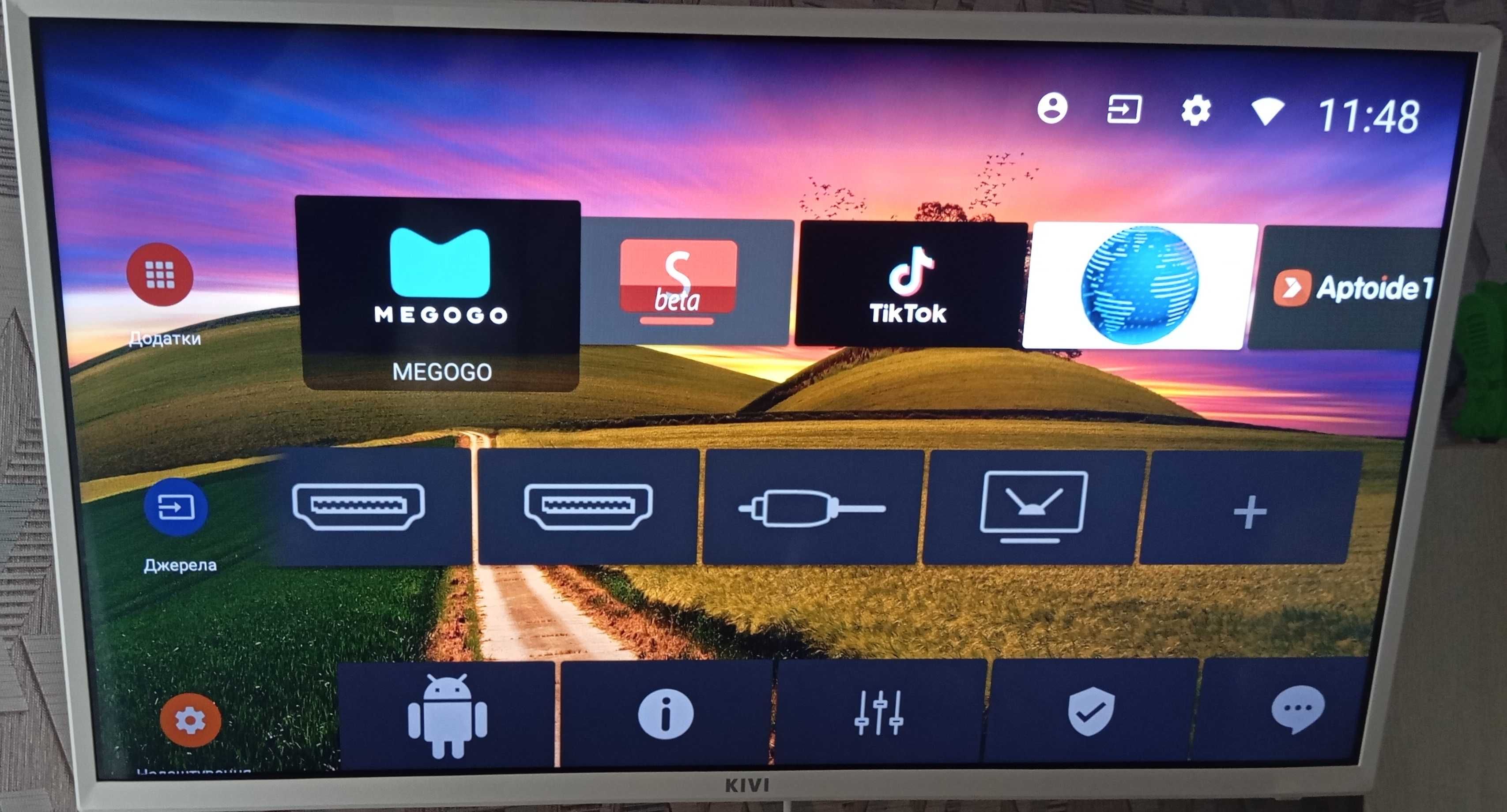 Телевізор Smart TV Kivi 32" Full HD