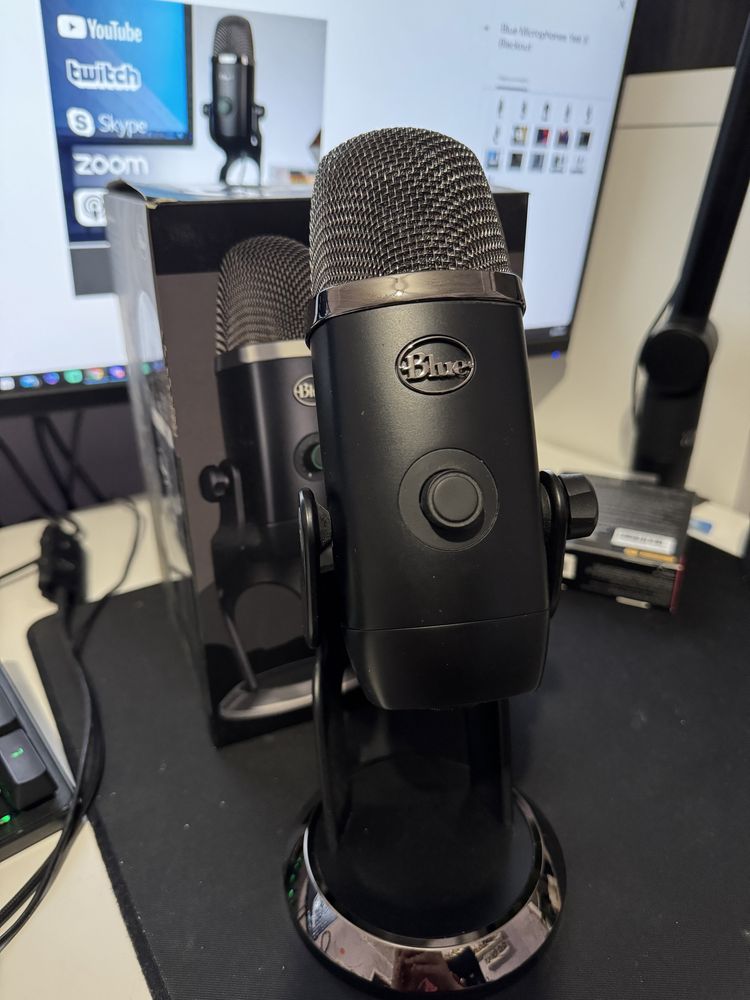 Mikrofon Blue Yeti X + ramie mikrofonowe